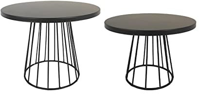 Kuchenständer ServierStänder Hochzeits-Eisentortenständer, Kuchen, Dessert, Gebäck, Obst, Erfrischungstablett, Desserttablett, Snack-Tablett, Kuchenständer Tortenständer ( Color : Schwarz , Size : Two