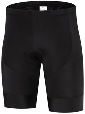 DUNSBY Trägerhose Vollschwarze Sommer-Fahrrad-Trägerhose, 7-Punkte-Hose, Herren/Damen, 3/4-Reitshorts, Outdoor-Radhose (Color : Shorts, Size : S)