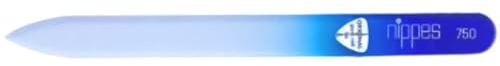 nippes Glasnagelfeile Blau | 14 cm | Beidseitig Verwendbar | Glasfeile für Nägel | Nagelfeile Glas | Glasfeile für Nägel Hochwertig