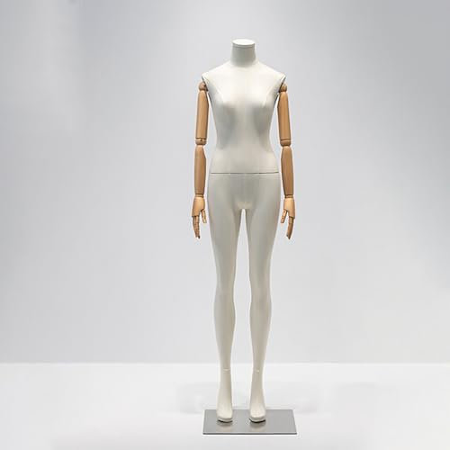 Schaufensterpuppe, Weiblich Schaufensterpuppe, Deko Mannequin, Metall Schneiderpuppe, für Bekleidungsgeschäft Kleider,A