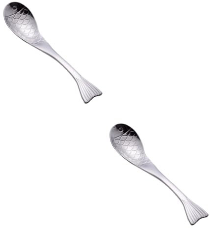 PRETYZOOM 2st Esslöffel Aus Metall Suppenkelle Kochen Asiatischer Löffel Kochlöffel Besteck Vorspeisenlöffel Asiatischer Suppenlöffel Aus Metall Mokka-espressolöffel China Asien Karikatur