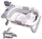 ZENTAURUS - BAÑERA PLEGABLE BEBE - TERMOMETRO Y PILAS INCLUIDO - ASIENTO BAÑO BEBE INCLUIDO - ANTIDESLIZANTE - COJIN BAÑERA BEBE - AHORRA ESPACIO - SOPORTE BAÑERA BEBE DE 0 A 36 MESES