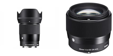 Sigma 23mm F1.4 DC DN Contemporary für Sony-E Mount & 56mm F1,4 DC DN Contemporary Objektiv für Sony-E Objektivbajonett