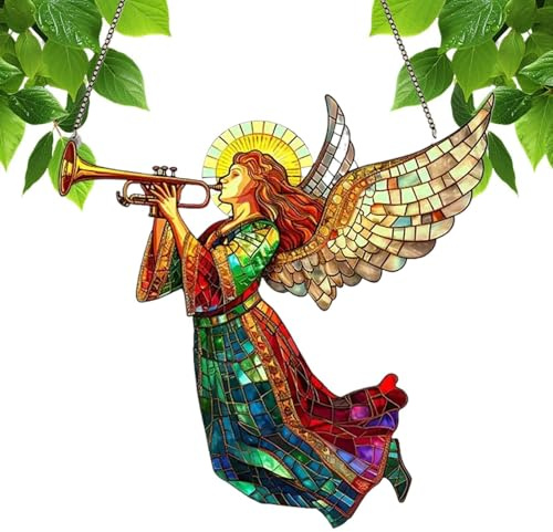 Attrape-soleil de Noël en acrylique, ornements attrape-soleil de Noël, attrape-soleil en acrylique, décorations de fenêtre d'hiver, attrape-soleil de Noël, ornement de Noël en acrylique