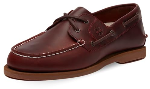 Timberland Mocassini Classic Boat 2 Eye Taglia 39 Codice TB0A2Q9XEIW Rosso