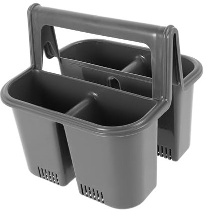 SUPVOX Portacubiertos Multifuncional con Asa Organizador De Utensilios De Cocina Escurridor De Palillos y Cesta para Guardar Cucharas