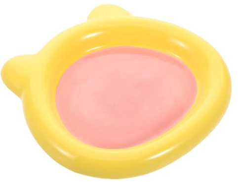 Yardwe Coupelles Céramiques pour Animaux De Compagnie Coupelle Peu Profonde pour Chat Soulage La Fatigue des Moustaches Adaptée Aux Moustaches des Chats