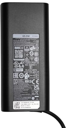 Dell USBC Chromebook 14 7410 2 en 1, 3380 5190, Venue 5855 5056, Latitude 3380 3390 5285 5289 5290 7212 7275 7289 7370 7389 7390. 739. PS 9250 9365 65W Adaptador de alimentación cargador PSU JYJNW,