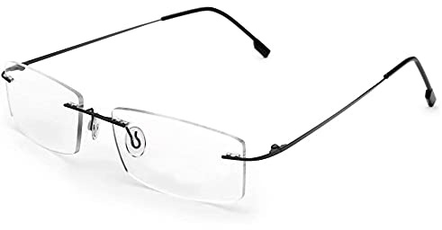 Rongchy Super Light 100% Titan Working Lesebrille +0,50 bis +6,00 Männer Frauen Mode Randlose Lesebrille 23 Stärken In 4 Farben erhältlich
