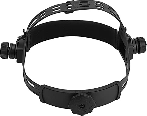 Schweißer Maske Helm mit verstellbarem Stirnband für Solar Auto-Dunkelnde Schweißen, UV-Abblendung, Schweißabsorbierendes Stirnband, Ersatz Zubehör (Schwarz)