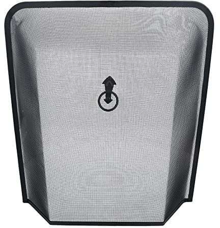Fire Guard Black Spark Guard Freestanding Fireside Fine Mesh Protector Screen
