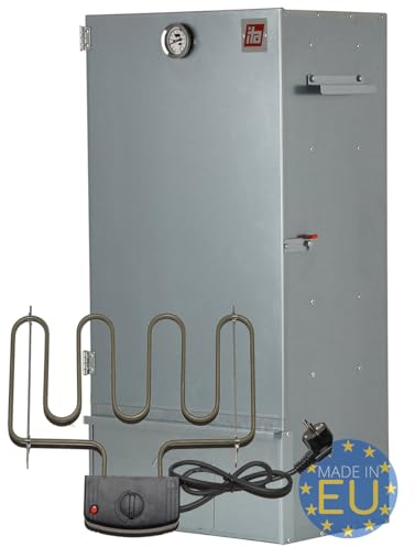 ITA Elektrischer Räucherofen 7001 - Premium Räucherschrank 81 cm mit Elektroheizung - Legierter Stahl - Qualität Made In EU Direkt vom Hersteller - Smoker zum Kalträuchern & Heißräuchern