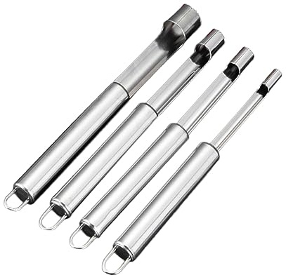 LABRIMP 5pcs Fruit Core Remover Apple Corer Tool Cherry Pitter Dates Pitter Kitchen Gadget for Removal