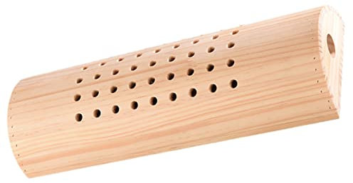 SEWOART Wiederverwendbares Moxibustionskissen with U-Form zur Unterstützung der Wirbelsäule and Edelstahl Ergonomisches Lendenkissen für Zuhause und Massage