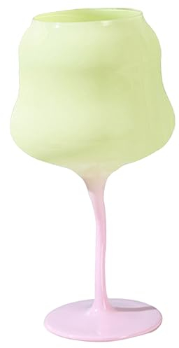 Mikinona Crystal Goblet Cup Creative Design for Home Use Unique Water Cup Lightweight and Stable for Parties and Gifting Twisted Stem Wine Goblet