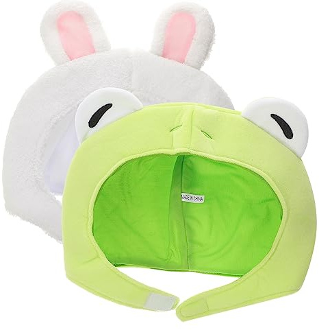 Supvox 1satz Plüsch Tiermützen Frosch Für Kreative Fotos Lustige Kostüm-hüte Für Partys Und Events Für Erwachsene
