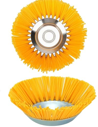 G80 Pro Tête de Débroussailleuse Indestructible - Tête de Coupe en Nylon 8 Pouces pour Tondeuse à Gazon, Coupe-Bordures et Désherbage (Tête de débroussailleuse en Nylon)