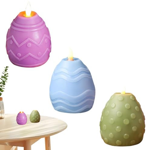 di Pasqua 3 Pezzi in Profumata Intagliati Senza Fiamma