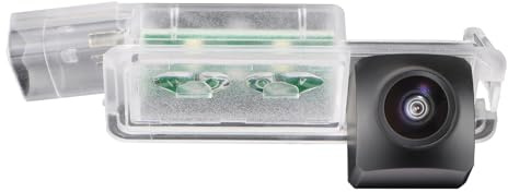 GREENAUTO Rückfahrkamera für VW Golf Passat Seat Lbiza MK3/MK4/MK5 Toledo Altea XL Leon Volkswagen VW Golf，170° Weitwinkel Sternenlicht Nachtsicht IP69K Wasserdicht