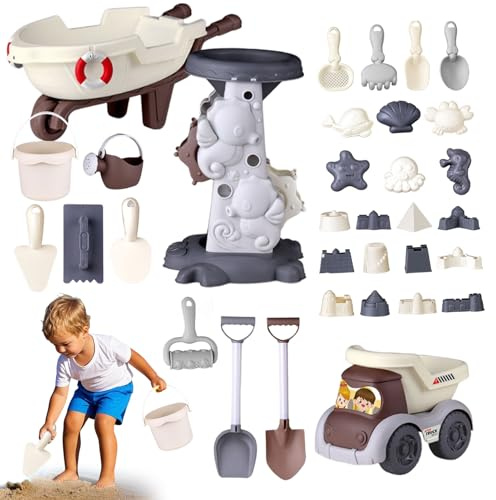leksaker, Sandhink Och Spadar Set, Grävspel För Barn 3 År+ Utomhus Camping Bassäng