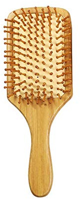 Peine de pincel de masaje para cepillo para el cabello de bambúo adecuado para masaje de cuero cabelludo de cabello grueso