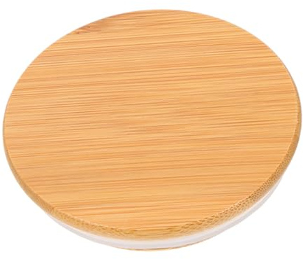 Tea Kettle Lid Replacement Accessory Wood Silicone Khaki | Convenient Install and Removal, Easy Cleaning, Lid for Water Pitcher and Jug Cover Replacement