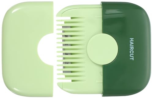 Cabilock Manueller Haarschneider Avocado grün Tragbarer Spliss Trimmer mit Doppelseitigem Design Leichtes Kompaktes Haarpflegegerät für Frauen und Mädchen für Zuhause und Reisen