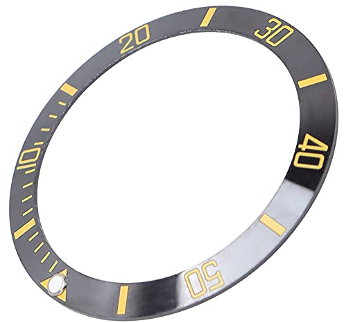 Inserto de Bisel de Reloj, Anillo de Inserción de Bisel de Reloj de Cerámica para Piezas de para Reparación de en el Hogar