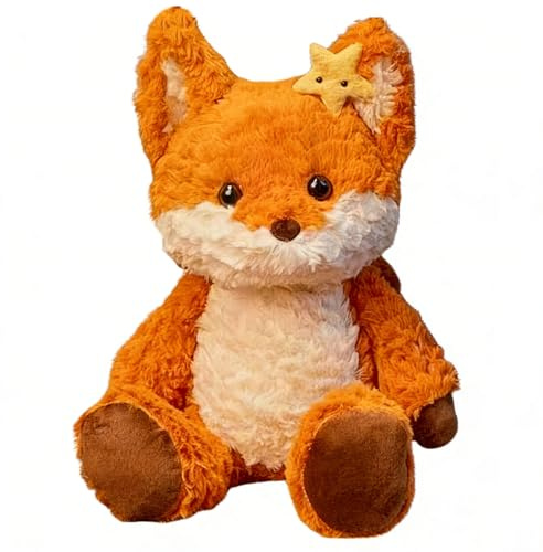 Kuscheltier Fuchs, Kawaii Fuchs Plüschtiere, Plüsch Spielzeug Flauschiger Stofftier Kuscheln & Spielen, Weich gefüllte Tiere Füchse Fox Schmusetier tolle Geschenkidee für Kinder Erwachsene (50cm)