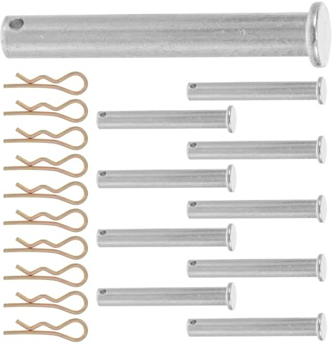 STOBAZA Locking Scaffold Pin 10Pcs with Clip and Coupling Pin for Scaffold Fitments and Scaffolding Prop Assembly