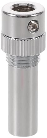 CVUTOVO Conector para palanca de trémolo: Conector para palanca de trémolo de guitarra eléctrica - para sistema de de cordal de guitarra para actuaciones en escenario y estudio (plateado)