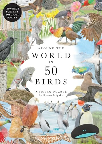 Around the World in 50 Birds: A Jigsaw Puzzle