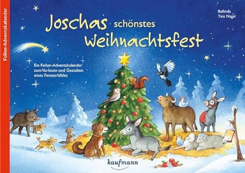 Joschas schönstes Weihnachtsfest. Ein Folien-Adventskalender zum Vorlesen und Gestalten eines Fensterbildes (Adventskalender mit Geschichten für Kinder: Ein Buch zum Vorlesen und Basteln)