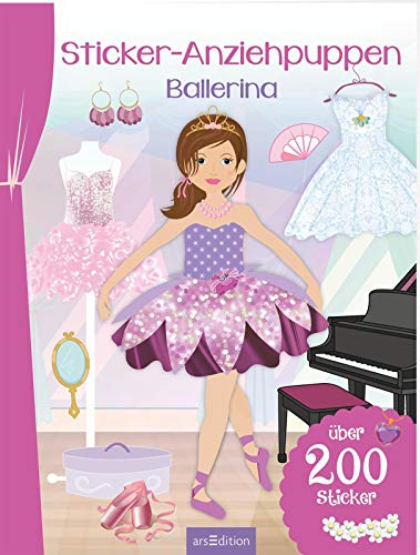 Sticker-Anziehpuppen – Ballerina: Über 200 Sticker | Coole Styles für Modefans ab 5 Jahren