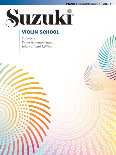 SUZUKI VIOLIN SCHOOL VOLUME 7 2014 REVISED PIANO ACCOMPANIMENT BOOK