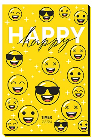 Trötsch Schülerkalender Flexi Happy 23/24: Schulplaner Hausaufgabenheft Timer Terminkalender