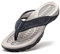 ChayChax Chanclas Hombre Sandalias Deportivo de Playa y Piscina Verano Zapatillas Flip Flops con Suela de Goma,Azul Oscuro,43 EU