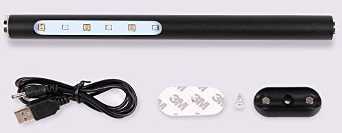 UV-C Desinfektion Lampe, 3w, Sterilisationslampe UV-Licht-Sterilisator Tragbare mit Akku Hände UV-C Keimtötende Lampe für Zuhause Handy,Möbel,Stoff,Bad,Auto,Schule, Hotel, Pet