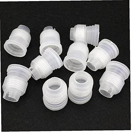 Onsinic 10pcs Pipe Tip Coupler Adaptor Icing Piping Nozzle Bag Set Cake Flower Pastry Tool Set