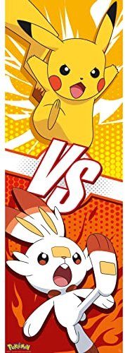 GB Eye - Pokemon Türposter Pikachu und Flambino (53 x 158 cm)