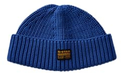 G-STAR RAW Herren Originals Fisherman Beanie, Blau (Radar Blue D24321-B146-1474), PC