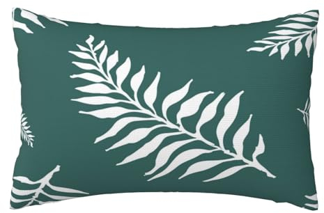 Kissenbezug 40x60 cm 2er Set Herbst Deko Kissen Grün, Pflanzen Kissenbezug, Rechteckig Kissenbezüge, Weicher Sofakissen, Kissenhülle Herbst, Zier Kissen Aesthetic, Couch Deko Schlafzimme Gifts,J669