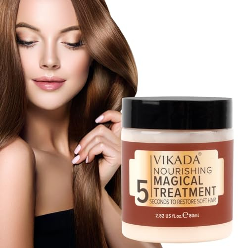 Collagen Hair Mask, Nourishing Behandlung Haarcreme, Nourishing Magische Treatment Haarreparaturcreme, 5″ Deep Repair Conditioning, Argan Oil Haarmaske für Geschädigtes Haar, Trockenes Haar