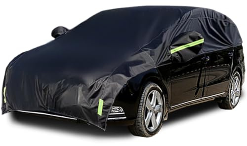 Konnfeir Mezza copertura copriauto per inverno estate copri carrozzeria per esterni per interni Impermeabile antipolvere universal Materiale Oxford 420D (MPV)