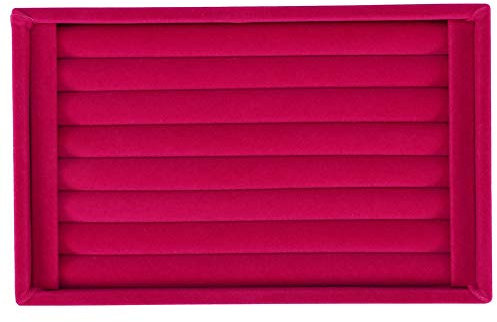 Plateau D'Affichage de Bagues presentoir buste pour bijoux Boîte de Rangement de Fentes, Boîte de Rangement de Bijoux, Vitrine, pour la Collection à Askar