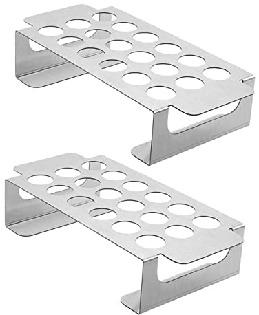 RORPOIR 2pièces Support De Gril pour Jalapeño Et Poulet à Rôtir pour Barbecue Et Fumoir Outil à Vide-poivron à Poisson
