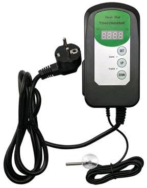 Weedness Airontek Gewächshaus-Heizung Controller - Wärmematte Tiere Heizung Terrarium Steckling Anzucht Aufzucht Pflanzen Garten