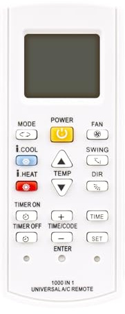 ECONTROLLY Universal Replace Remote Control Compatible with FUJITSU 1000 in 1 Universal A/C Remote Control for AIR Conditioner
