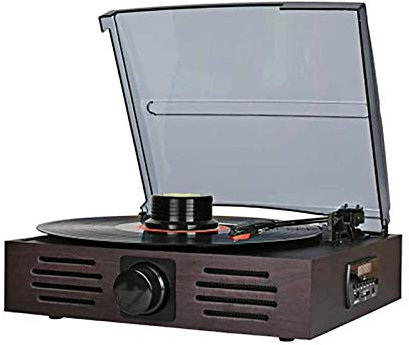 Moderna giradischi in vinile imitando retrò fonografo radio stereo vecchio stile multifunzionale giradischi radio USB