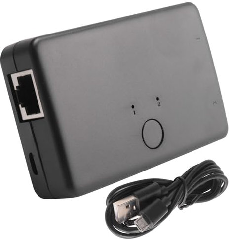 Swiixxer Mini 2 Ports Rj45 LAN Hub Network Switch Box Computer Ethernet Internet Adapter Rj45 Splitter Switch